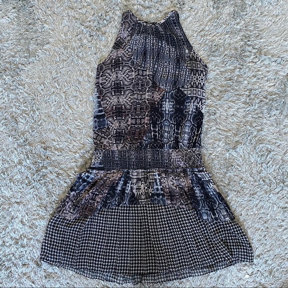 NWT Ramy Brook Monae Printed Popover Dress Mini - Picture 2 of 9